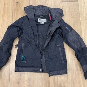 Columbia Titanium Omni-Tech Women's Small Ski Jacket Black Waterproof